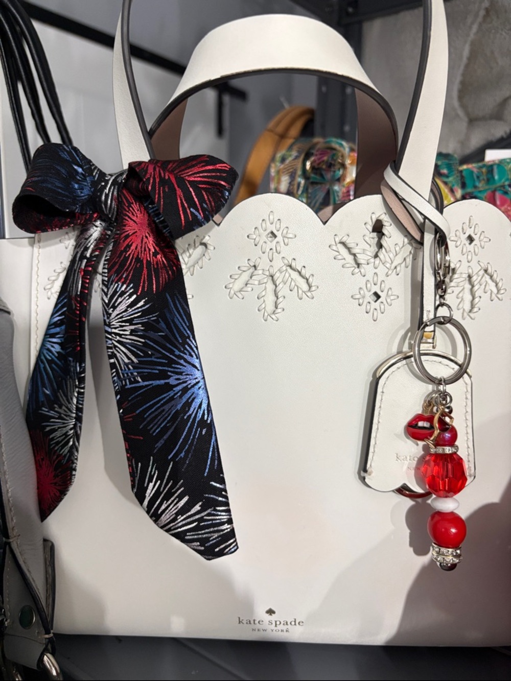 BUY 2 MIX & MATCH SPARKLY CHARMS & HOME SEWN SCARFS 2 for $32 SOME MATCH SCARF/C - Picture 7 of 9